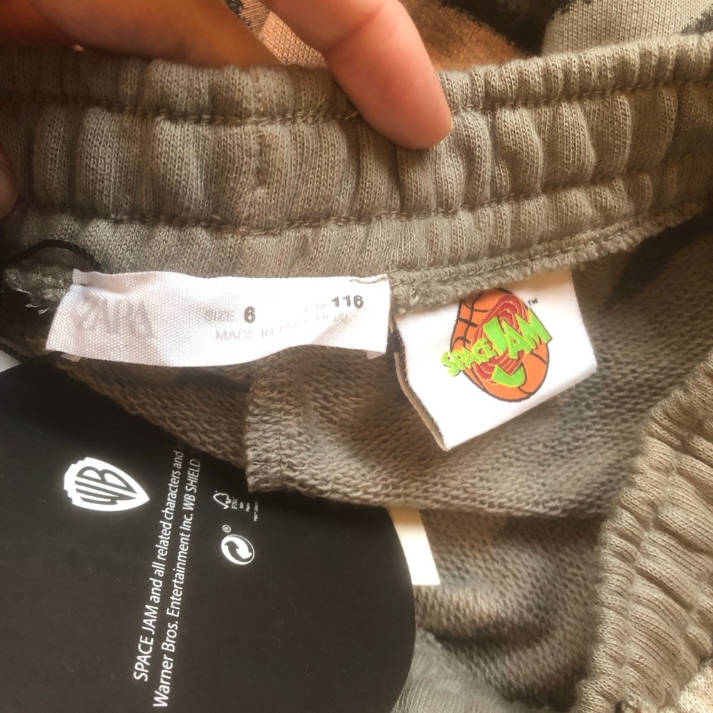 NEW Zara Space Jam Joggers Sz 6 - Picture 4 of 5